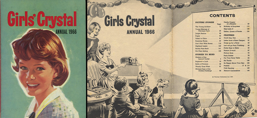 GIRLS’ CRYSTAL ANNUAL 1966
